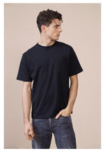 SIMWOOD 240g Thick Fabric Solid Color T-shirt for Men High Quality Tops - Billyforce Shop