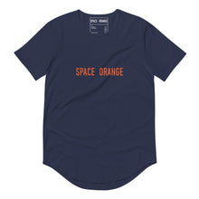 Space Orange Men's Curved Hem T-Shirt