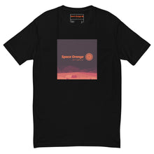 Space Orange J Men's Fitted T-shirt