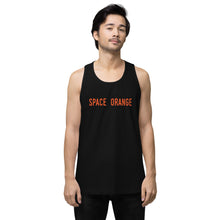 Space Orange S Men’s premium tank top
