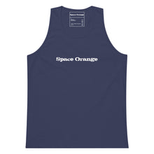 Space Orange Men’s premium tank top
