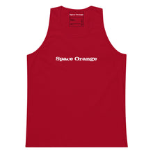 Space Orange Men’s premium tank top