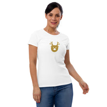 Gold Reindeer Women's short sleeve t-shirt