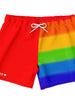 FORCE Rainbow Red Swim Shorts - Billyforce Shop