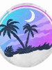 Tropical Night - Rounded Beach Towels - Billyforce Shop