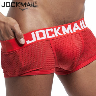JOCKMAIL Men's Breathable Mesh Boxer Shorts