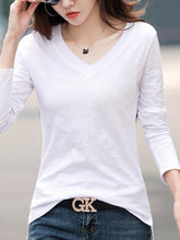 Korean Style Asymmetrical Bamboo Cotton Loose T-shirt