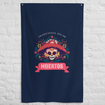 Dia De Muertos / Halloween Wall Flag