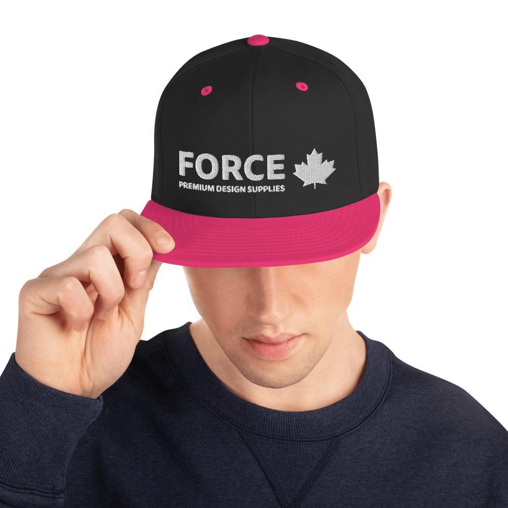 FORCE Logo Embroidered Billyforce Snapback Hat– Shop