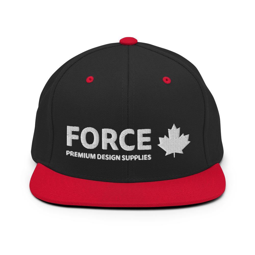 FORCE Logo Embroidered Snapback Hat– Billyforce Shop