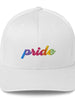 Pride Rainbow Embroidery Closed-Back Structured Twill Cap - Billyforce Shop