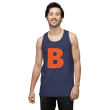 Orange B Logo Men’s premium tank top