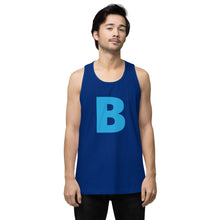 Sky Blue B Logo Men’s premium tank top