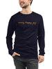 Merry Happy Joy Unisex Long Sleeve Tee - Billyforce Shop