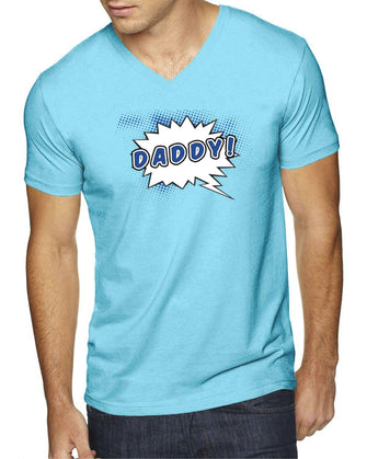 Daddy! Men's Sueded Super Soft V-neck T-shirt - Billyforce Shop