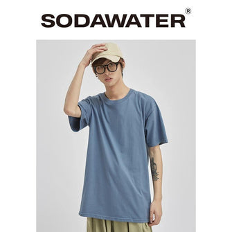 SODA WATER Men's Harajuku Loose Fit T-shirt 1000S - Billyforce Shop
