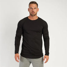 Muscleguys Brand Solid Color Sports Slim Fit Sexy Long Sleeve - Billyforce Shop