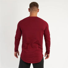 Muscleguys Brand Solid Color Sports Slim Fit Sexy Long Sleeve - Billyforce Shop