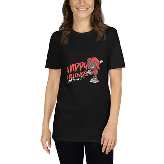 Happy Halloween Evil Ninja Basic Soft Unisex T-Shirt