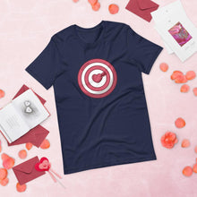 Valentine's Day Heart in Target Unisex T-Shirt - Billyforce Shop